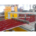 corrugated resin step roof production line